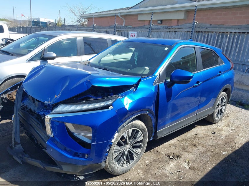 2022 Mitsubishi Eclipse Cross Es VIN: JA4ATUAA6NZ602604 Lot: 12559261