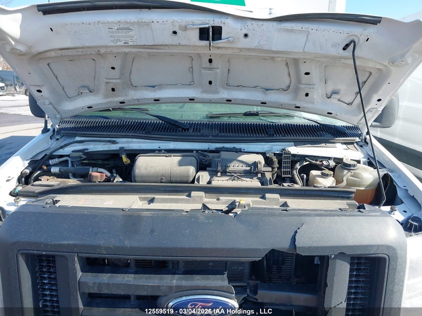 2023 Ford Econoline 7.3 E450 Super Duty Cutaway Van White Lot 111012559519 Vin 1FDWE4FK6PDD28016