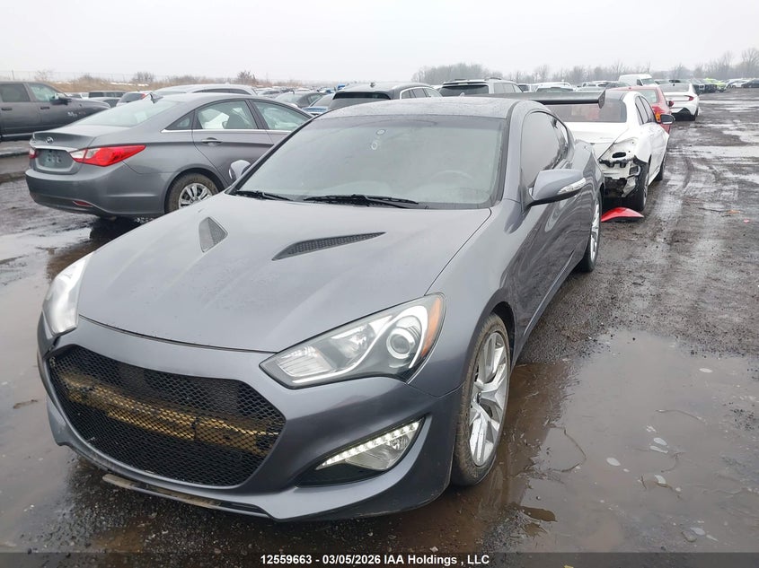 Vin: kmhhu6kj6fu124027, lot: 2952730, hyundai genesis 3.8 premium 20152