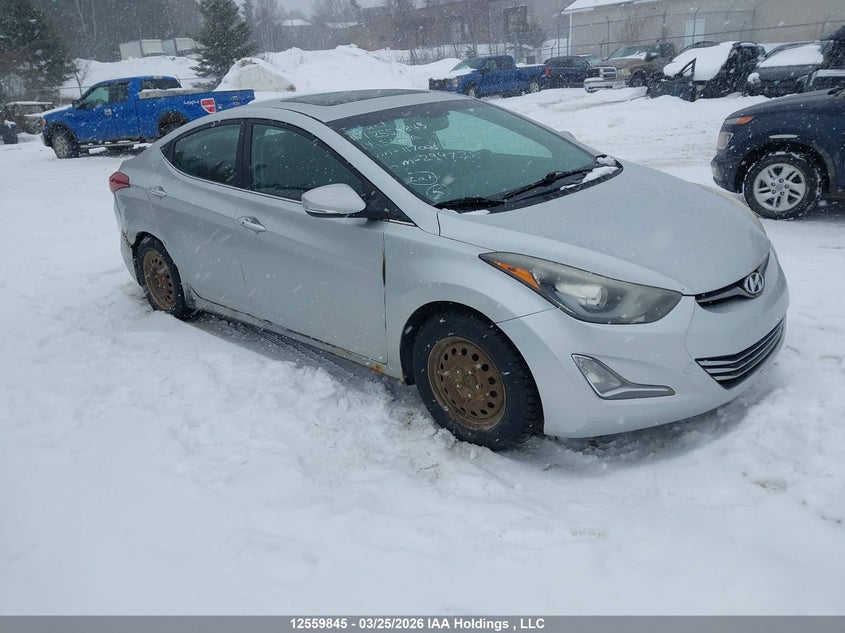 KMHDH4AH4EU117002 2014 Hyundai Elantra Limited auction photo 1
