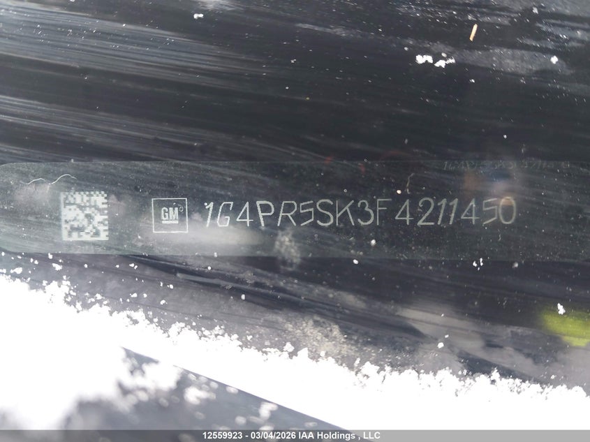 2015 Buick Verano VIN: 1G4PR5SK3F4211450 Lot: 12559923