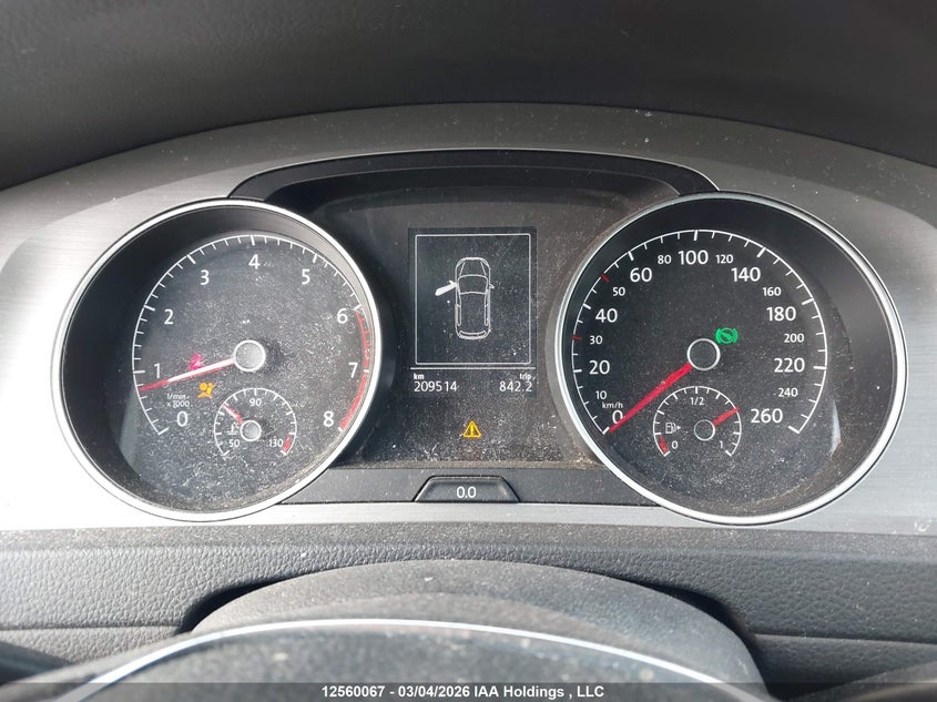 2015 Volkswagen Golf VIN: 3VW217AU6FM033815 Lot: 12560067