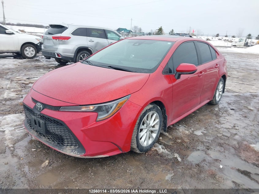 Vin: 5yfbprbe1lp008572, lot: 2953192, toyota corolla le 20202