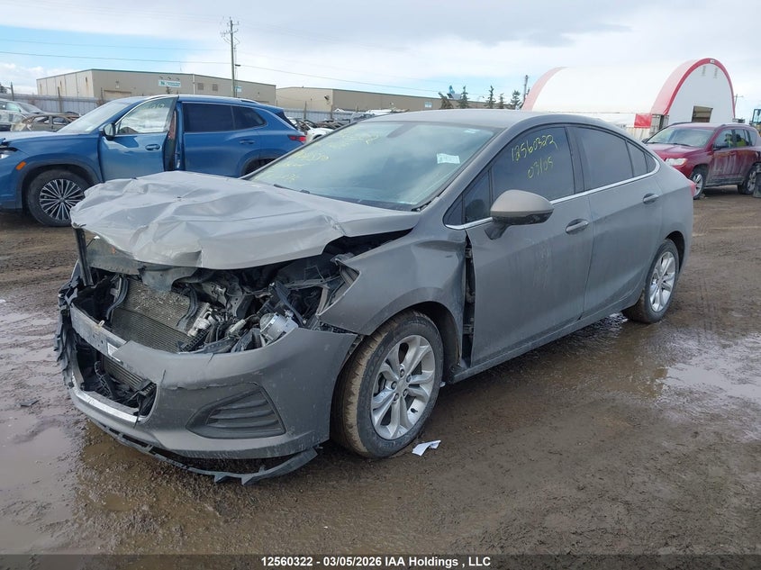 Vin: 1g1be5sm2k7104550, lot: 2953456, chevrolet cruze lt 20192