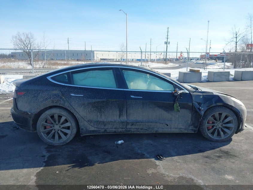 2020 Tesla Model 3 Performance VIN: 5YJ3E1ECXLF643601 Lot: 12560470