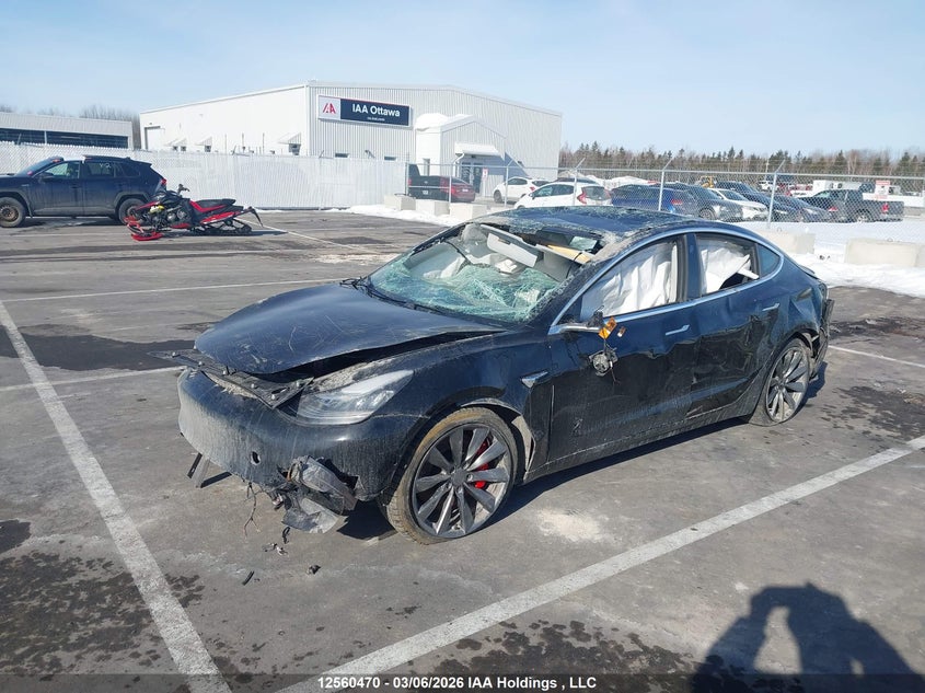2020 Tesla Model 3 Performance VIN: 5YJ3E1ECXLF643601 Lot: 12560470