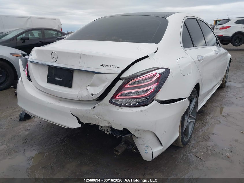 2016 Mercedes-Benz C 300 4Matic VIN: 55SWF4KB9GU108206 Lot: 12560694