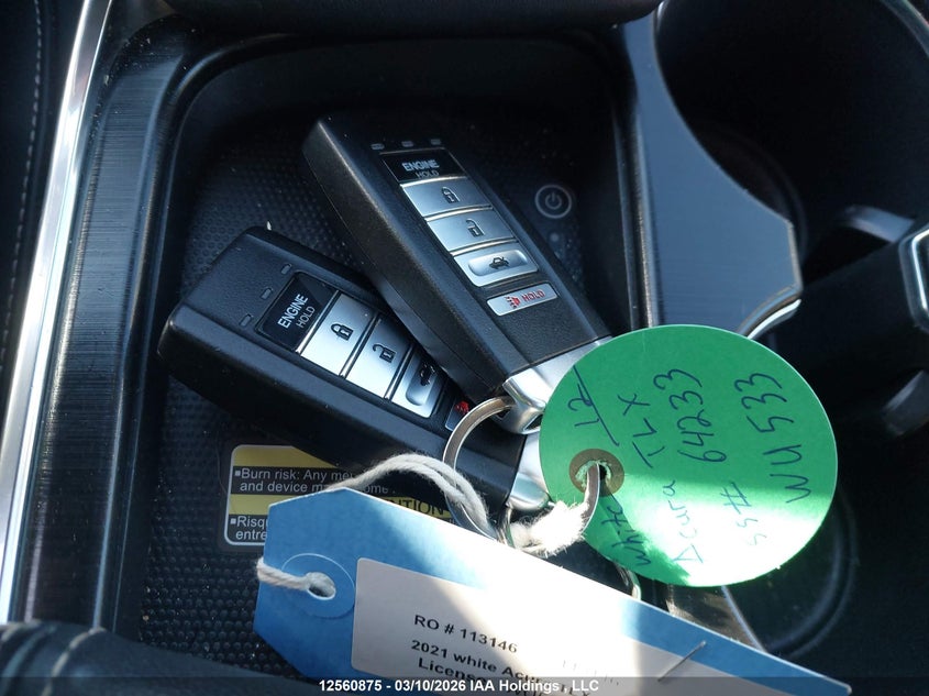 2021 Acura Tlx Platinum Elite VIN: 19UUB6F92MA800241 Lot: 12560875