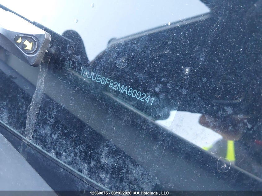 2021 Acura Tlx Platinum Elite VIN: 19UUB6F92MA800241 Lot: 12560875