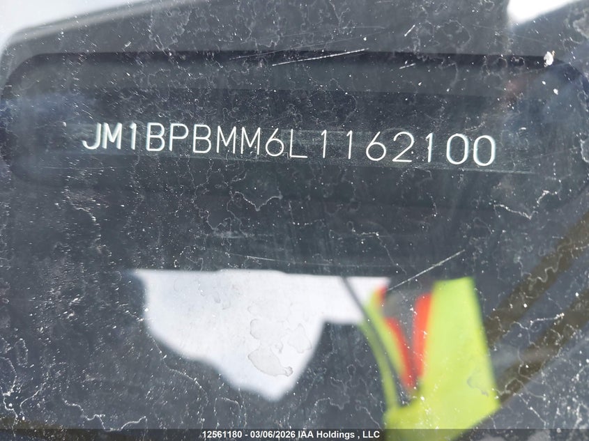 2020 Mazda 3 Preferred VIN: JM1BPBMM6L1162100 Lot: 12561180