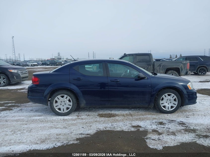 2013 Dodge Avenger VIN: 1C3CDZABXDN586922 Lot: 12561189
