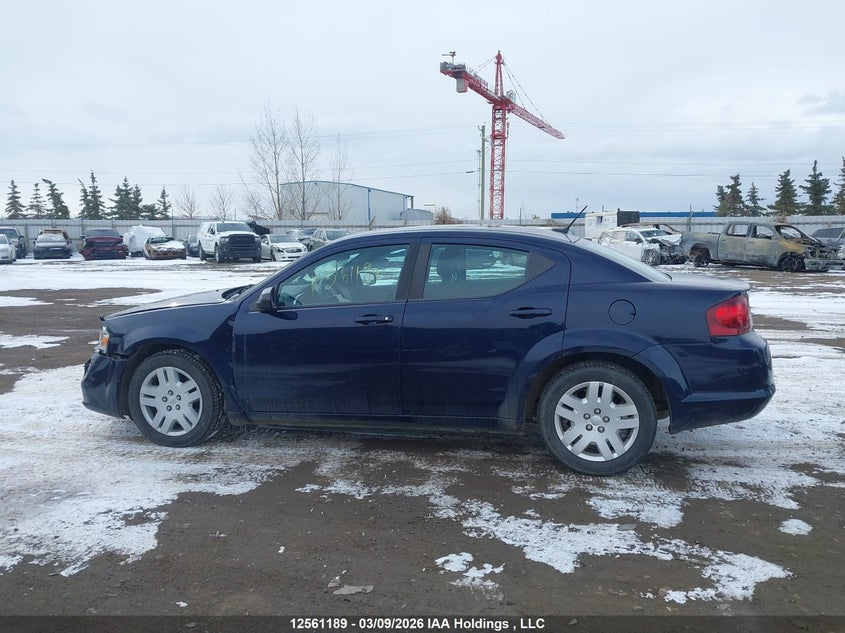 2013 Dodge Avenger VIN: 1C3CDZABXDN586922 Lot: 12561189