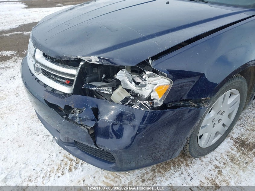 2013 Dodge Avenger VIN: 1C3CDZABXDN586922 Lot: 12561189