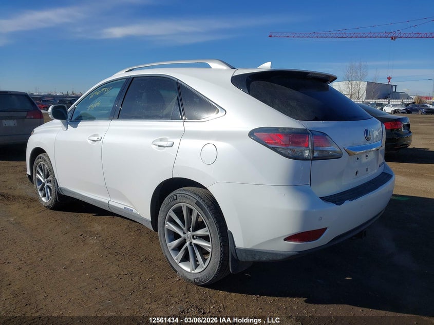 2T2BC1BA9FC001704 2015 Lexus Rx 450h 3.5 White