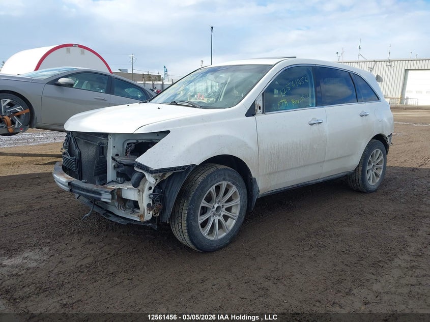 2011 Acura MDX, Vandalized, IAAI, VIN 2HNYD2H29BH000340 — photo 2