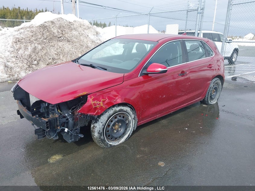 2018 Hyundai Elantra Gt, Удар спереди, IAAI, VIN KMHH35LE9JU006027 — фото 2