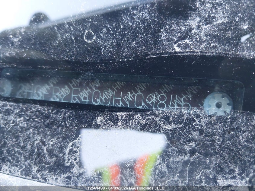 2013 Honda Civic Lx VIN: 2HGFB2F40DH109846 Lot: 12561499