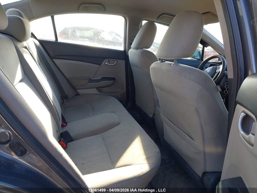 2013 Honda Civic Lx VIN: 2HGFB2F40DH109846 Lot: 12561499