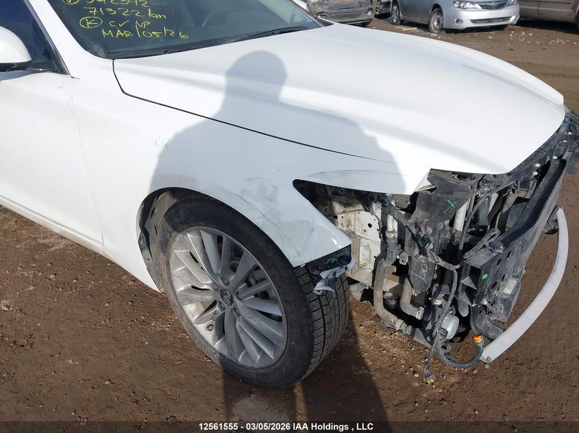 2022 Infiniti Q50 Luxe VIN: JN1EV7BRXNM342392 Lot: 12561555