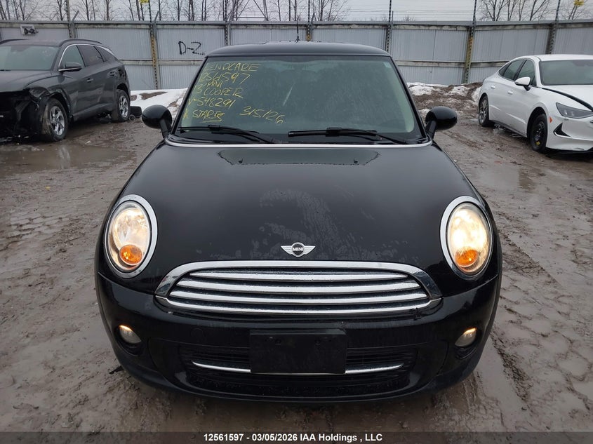 2013 Mini Cooper VIN: WMWSU3C53DT548291 Lot: 12561597