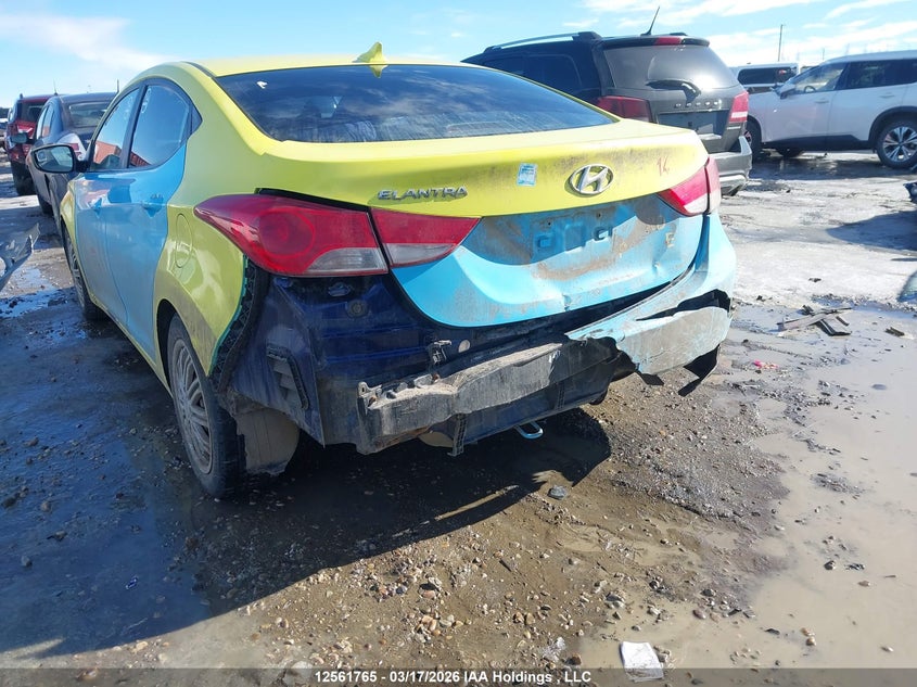 2012 Hyundai Elantra Gl VIN: 5NPDH4AE7CH145801 Lot: 12561765