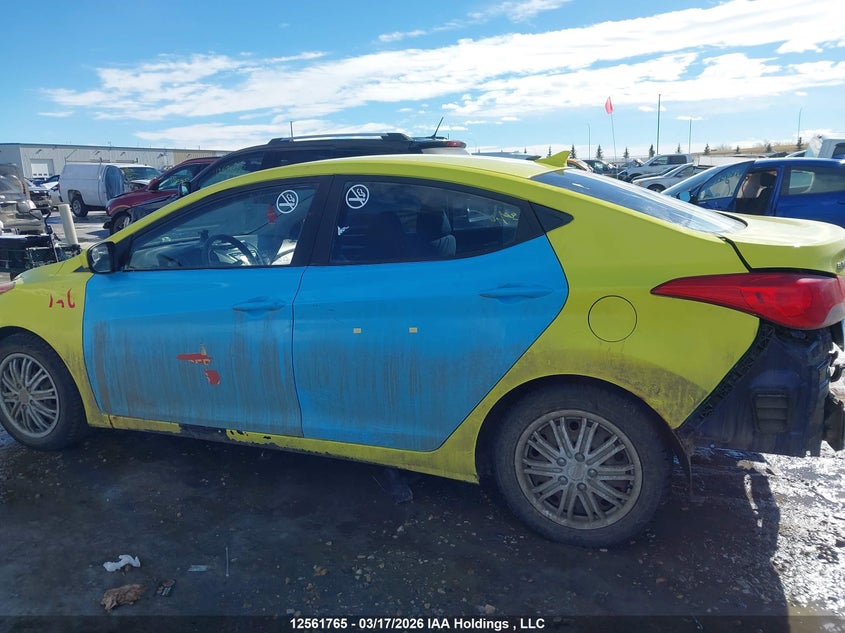 2012 Hyundai Elantra Gl VIN: 5NPDH4AE7CH145801 Lot: 12561765