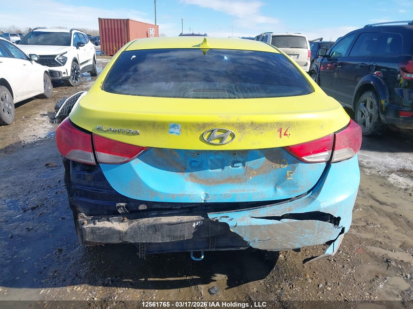 2012 Hyundai Elantra Gl VIN: 5NPDH4AE7CH145801 Lot: 12561765