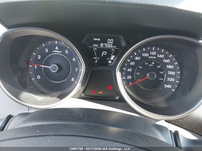 2012 Hyundai Elantra Gl VIN: 5NPDH4AE7CH145801 Lot: 12561765