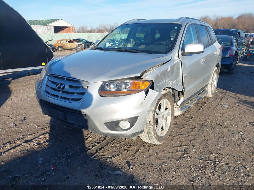 2011 Hyundai Santa Fe, Left Side, IAAI, VIN 5XYZG4AG3BG004515 — photo 2