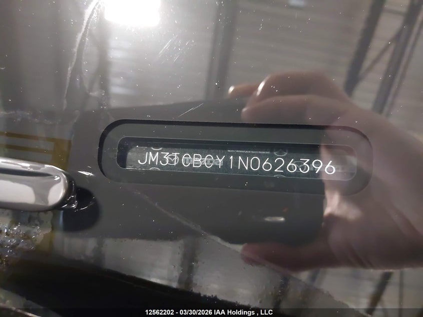 2022 Mazda Cx-9 Touring VIN: JM3TCBCY1N0626396 Lot: 12562202