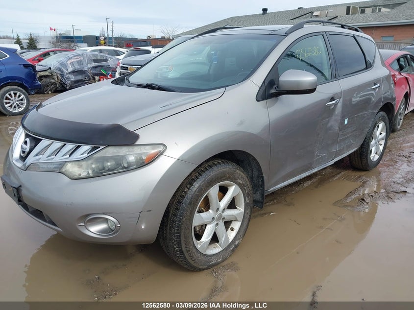 2010 Nissan Murano S/Sl/Le, Левый бок, IAAI, VIN JN8AZ1MW1AW123064 — фото 2