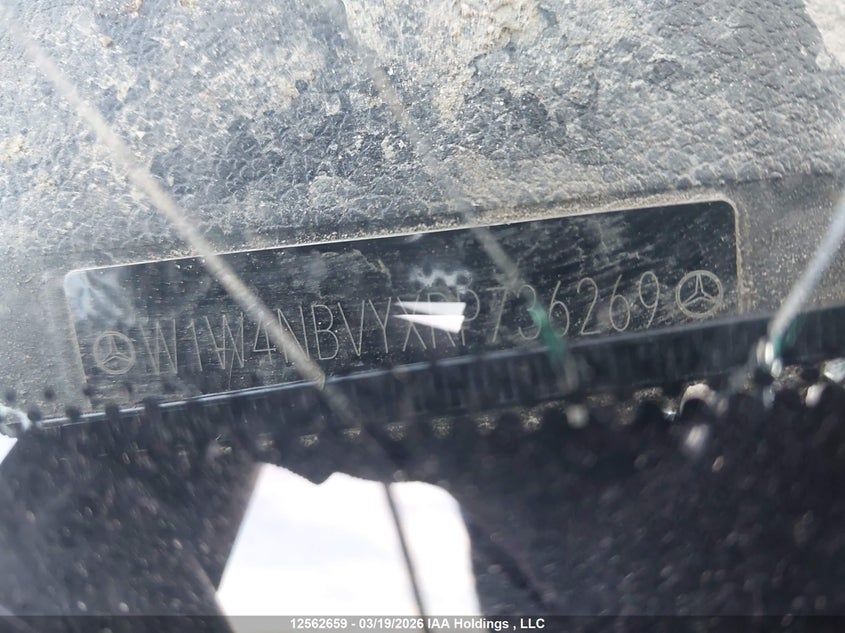 2024 Mercedes-Benz Sprinter 2500 VIN: W1W4NBVYXRP736269 Lot: 12562659
