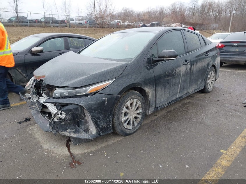Vin: jtdkarfp7l3151919, lot: 2956351, toyota prius 20202