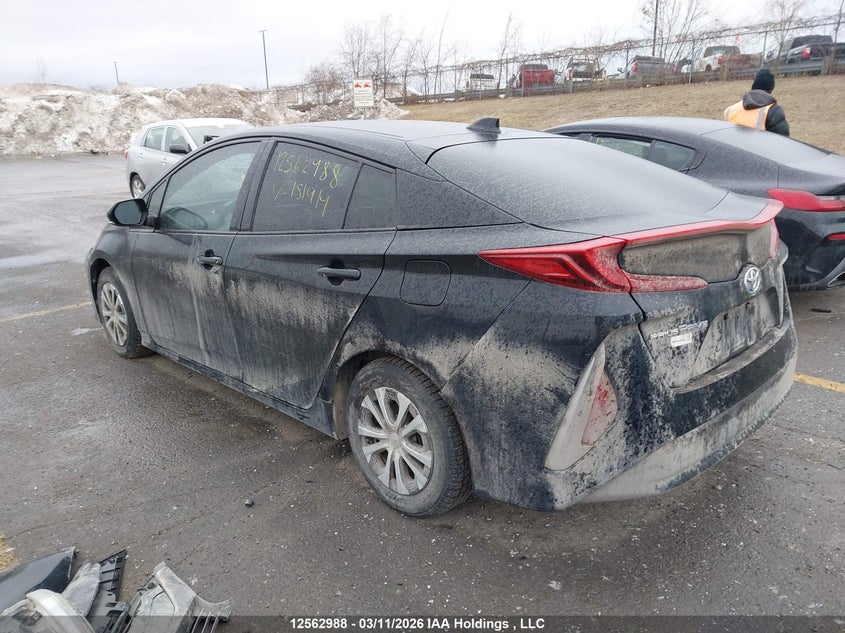 Vin: jtdkarfp7l3151919, lot: 2956351, toyota prius 20203
