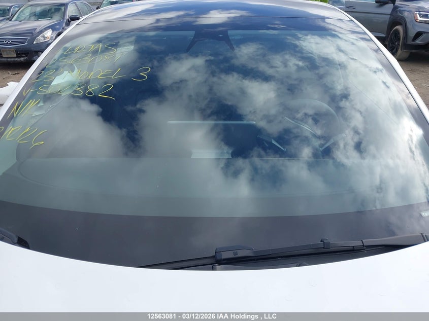 2023 Tesla Model 3 VIN: 5YJ3E1EA4PF502382 Lot: 12563081