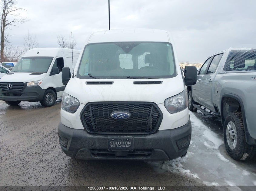 2021 Ford Transit 3.5 T-250 white Lot 111012563337 Vin 1FTBR1C87MKA28376