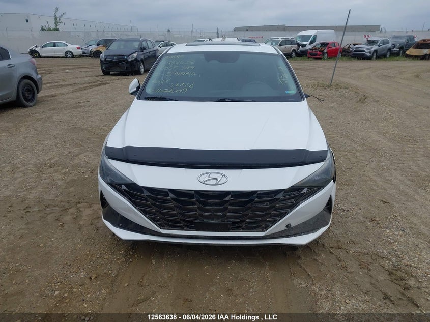 2021 Hyundai Elantra Sel VIN: KMHLN4AG3MU065307 Lot: 12563638