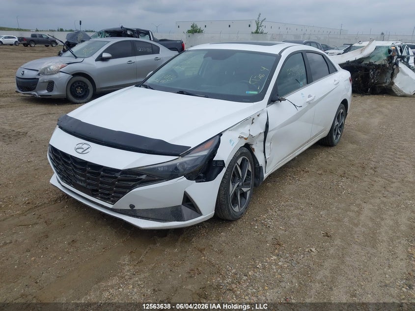 Vin: kmhln4ag3mu065307, lot: 2957065, hyundai elantra sel 20212