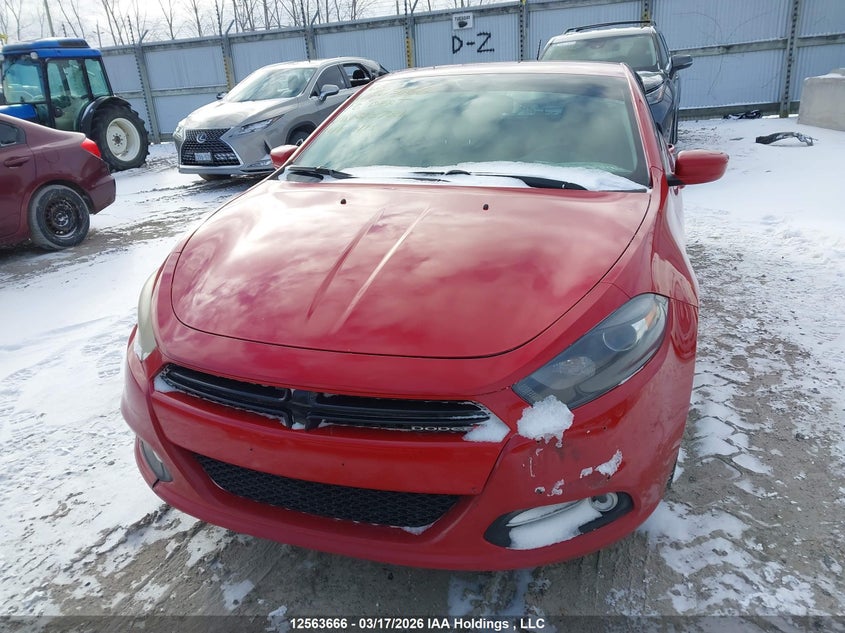 2013 Dodge Dart Sxt/Rallye VIN: 1C3CDFBA6DD313731 Lot: 12563666