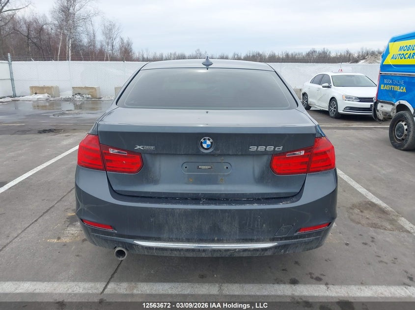 2015 BMW 328D xDrive VIN: WBA3D5C57FK290107 Lot: 12563672