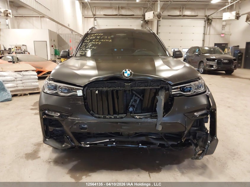 2022 BMW X7 M50I VIN: 5UXCX6C01N9L60449 Lot: 12564135