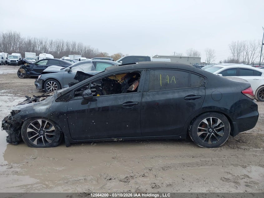 2013 Honda Civic Lx VIN: 2HGFB2F5XDH014283 Lot: 12564200