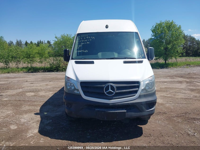 2017 Mercedes-Benz Sprinter 2500 Standard Roof V6 VIN: WD3BE7CD8HP570519 Lot: 12539999X