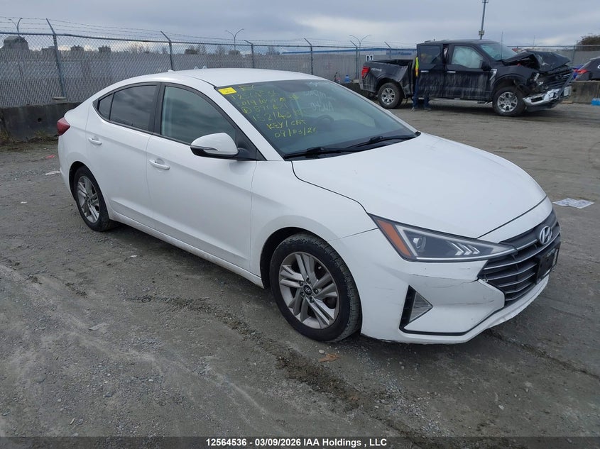 KMHD84LFXKU890421 2019 Hyundai Elantra Sel/Value/Limited auction photo 1