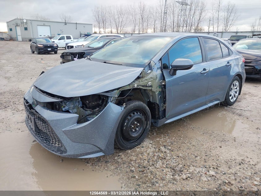2020 Toyota Corolla, Удар спереди, IAAI, VIN 5YFBPRBE1LP051499 — фото 2