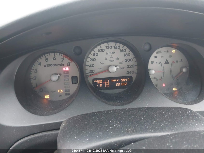 2003 Acura 3.2Tl Type-S VIN: 19UUA56863A801816 Lot: 12564571