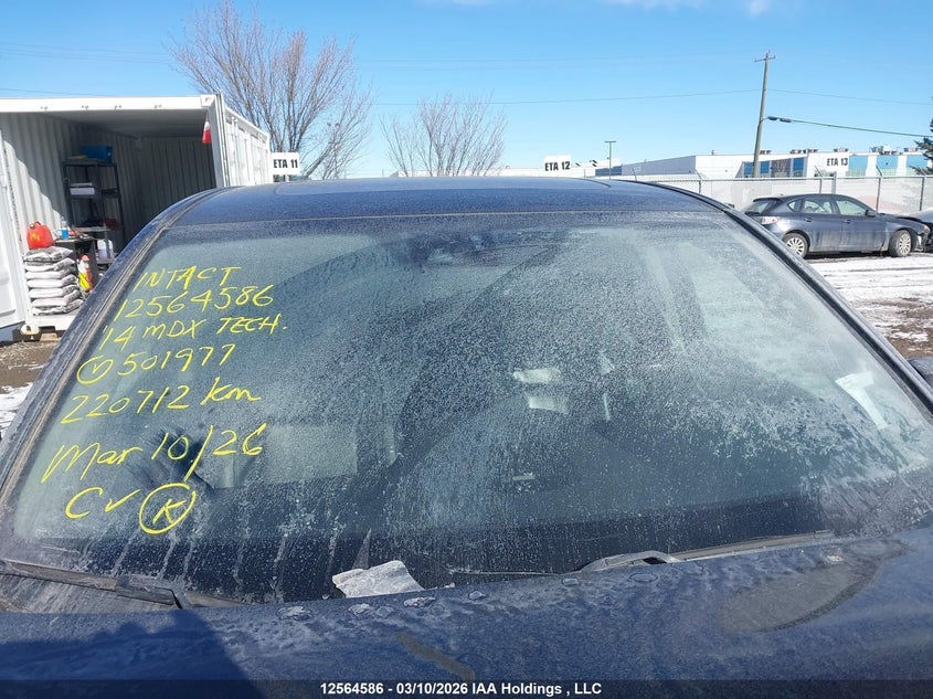 2014 Acura Mdx Technology VIN: 5FRYD4H43EB501977 Lot: 12564586