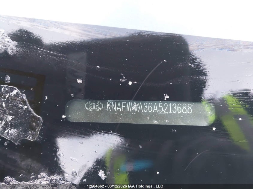 2010 Kia Forte Sx VIN: KNAFW4A36A5213688 Lot: 12564662