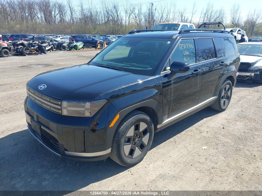 2025 Hyundai Santa Fe Preferred Hybrid Awd, Theft Recovery, IAAI, VIN KM8P2DG16SU078885 — photo 2