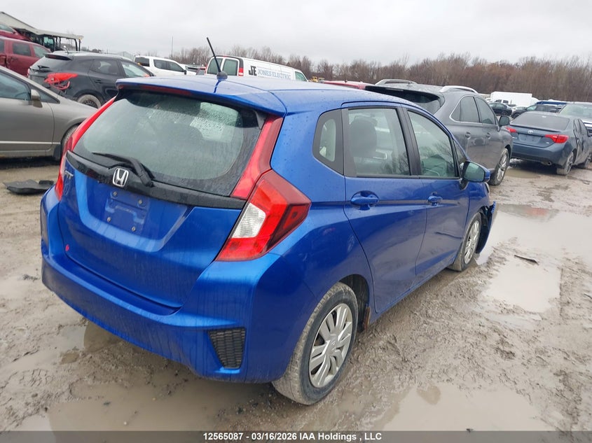 Vin: 3hggk5h54fm105928, lot: 2958714, honda fit lx 20154